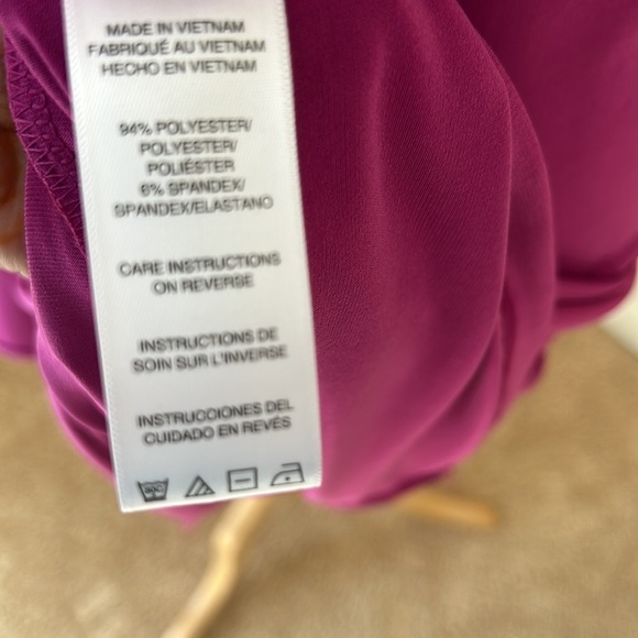 New! Michael Michel Kors large peony faux wrap dress. - Picture 6 of 9